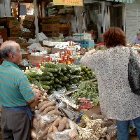 market shoppers
